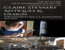 Tablet Screenshot of clairesantiques.com